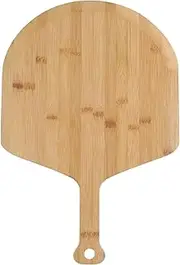 Pizza Peel 12 Inch Bamboo Nonstick Pizza Cutting Board with Long Handle Pizza Paddle Washable Pizza Spatula for Pizza Bread Pie Pizza Paddle