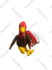 TY BEANIE BABIES GOBBLES THE TURKEY 1996 MINT RETIRED RARE (ORIGINAL)