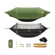 Camping Hammock Tent with Mosquito Net & RainFly, 3 in 1 Waterproof Lightweig...