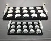 ER40 Wall Collet Rack - Inch x 32nds- labeled, Set Organizer Holder Tray 2CY2O6