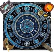 Tarot Cloth for Spread, Velvet Tarot Card Mat, Premium Quality Pad, Soft Texture Design, Peach Fabric Board, Perfect for Parties, Family Entertainment, Gatherings, 19.29x19.29 in