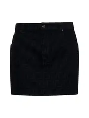 [FENDI] Short skirt 36 Black