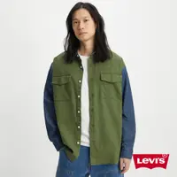 在飛比找蝦皮商城優惠-Levis Oversize寬鬆版拼接牛仔襯衫外套 男款 A