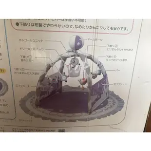 （二手）絕版Combi城堡音樂鈴建立架 嬰幼兒玩具 遊戲地墊