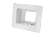 Wall Plate Recessed Box for Power Point Outlet + Clipsal type AV Connections