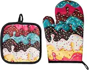 microwave mitt, heat resistant oven mitts, fire resistant oven gloves, washable oven mitt with mat, double layer oven mitt, thick polyester mitts, flame retardant mitt, oven mitt for baking