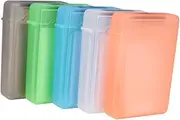 ETHZZLE 3.5 Inch Hard Drive Case Snap Lock Plastic Storage Box Hard Drive Protector Digital Accessories Organizer Home Office Storage