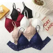 Lace Bralette Blue - One Size