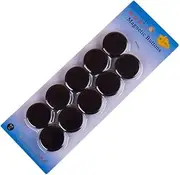 10 pcs Magnets Whiteboards Strong Magnet Colorful Mini Small Magnets Round Craft (Black)