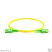 2m SC APC to SC APC Duplex 2.0mm PVC 9/125 Single Mode Fiber Patch cable - 2356