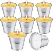 PENGQIMM Citronella Candles Outdoor Indoor,Scented Candles Gift Set,80-120 Hours Garden Citronella Candles Set, Portable Jar Candle Gift Sets for Home Patio Yard Indoors, Balcony, Camping