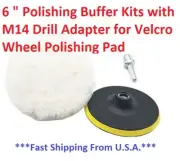 6 " Polishing Buffer Kits with M14 Drill Adapter for Wheel Polishing Pad