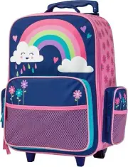 Stephen Joseph Girls' Little Classic Rolling Luggage, Rainbow, No Size