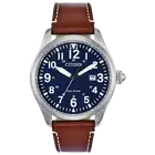 Citizen Chandler Military Eco-Drive Blue Dial Men's Watch BM6838-17L