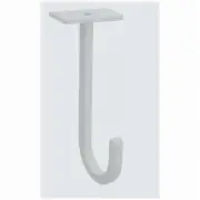 5" WHT Ceiling Hook -N275-512