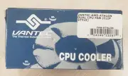 VANTEC DUAL FAN CPU COOLER