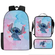 Stitch Backpack StarCraft Backpack Oxford Cloth Shoulder Bag Lunch Bag Pencil Bag 45-NMAOV
