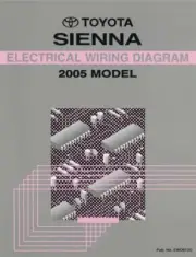 2005 Toyota Sienna Wiring Diagrams Schematics Layout Factory OEM