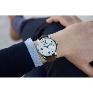 WENGER 瑞士威格 都會紳士時尚腕錶-皮革/米白面銀 01.1741.118 [ 秀時堂 ]