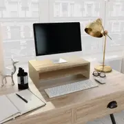 Monitor Stand Sonoma Oak 42x24x13 cm Engineered Wood vidaXL