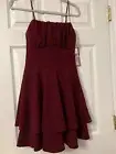 Emerald Sundae Size M Burgundy Sleeveless Dress