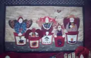 Simply Potted Ladies applique quilt and doll pattern