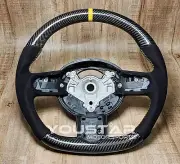 YELLOW LINE CARBON Alcantara Suede Steering Wheel for MINI R50 R52 R53 COOPER S (for: Mini)