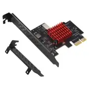 2X(PCIE USB 3.1 GEN2 Type-E Expansion Card,10Gbps PCI Express 3.0 1X to6533