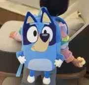 Anime Cartoon The Dog Bluey Bingo Family Plush Bag Children School Bag Backpack