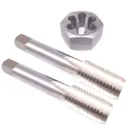HSS 7/8-9 Taper & Plug Tap & 7/8-9 Hexagon Die Thread Right Hand Set