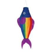 Windsock Fish Rainbow Trout + Yard + Boat + Vegetable Garden for X-Bird