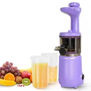 CAYNEL Compact and Portable Cold Press Juice, Masticating Slow Juicer with 1....