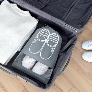 鞋子防塵收納袋2件套 旅行便攜式鞋子收納包