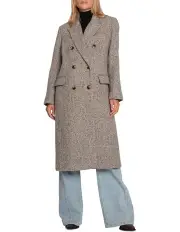 [Belle & Bloom] Wherever I Go Tweed Coat in Brown