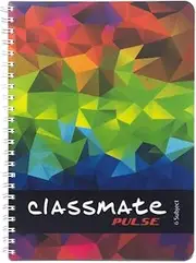Classmate Soft Cover 6 Subject Spiral Binding Notebook, Single Line, 300 Pages
