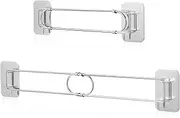 Mikinona Safe Rv Shower Corner Storage Bath Corner Storage Rod Corner Floating Shelves Rv Organization and Storage Stainless Steel