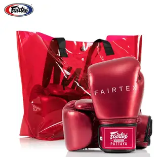 王牌格鬥丨Fairtex拳擊手套（時尚斜挎包），泰拳手套金屬紅真皮拳套 BGV22散打搏擊訓練 24小時出貨保證
