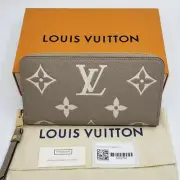 NEW LOUIS VUITTON ZIPPY WALLET Bicolor Monogram Empreinte Leather AUTHENTIC