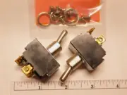2 Arcolectric / Cole Hersee 80,000 DPDT 20A 125-277V Industrial Toggle Switches