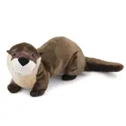 Cuddlekins River Otter Plush Soft Toy 35cm Stuffed Animal by Wild Republic