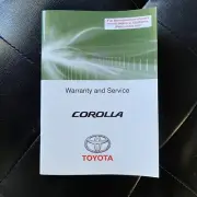 NEW BLANK TOYOTA COROLLA SERVICE LOG BOOK BOOKLET
