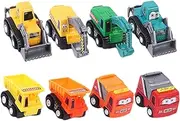 Digger Toy,Kids Construction Digger Toy | 8X Educational Learning Construction Game for Boys Playground Beach Sandbox & Indoor Outdoor Fun