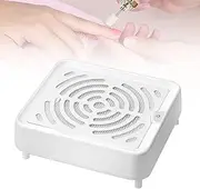 LEKEFETO Nail Vacuum Cleaner 40 W with Filter, Powerful Dust Extraction for Nail Studio & Home, Compact & Quiet (White)