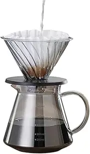 KFKAA Pour Over Coffee maker 20oz/600ml drip coffee machine for Home Cafe Office