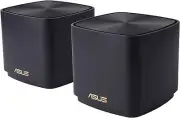 ( Pack of 2 ) ASUS ZenWiFi XD4 Pro Mesh WiFi 6 Wireless Router ~ Black