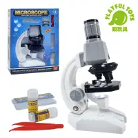 在飛比找momo購物網優惠-【Playful Toys 頑玩具】科學STEAM兒童顯微鏡