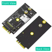 For 3G/4G/5G LTE Module M.2 to A+E Adapter Supports NANO SIM Card Push Connector