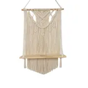 Creative Bohemian Macrame Tapestry Wall Shelf Tapestries