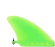 Surfboard Tail Rudder - Single Center PVC Paddleboard Fin - Detachable Water Sports Accessories Replacement Tail Rudder for Surfing