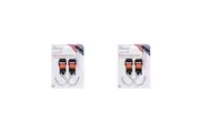 2x 2pc Dreambaby Strollerbuddy Ezy-Fit Stroller Hooks Shopping Bag Hanger Silver